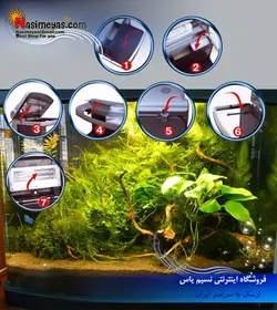 آکواریوم آماده نانو ۴۰۰ آب شور هایلا