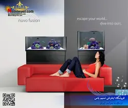 آکواریوم آماده ۳۰ سانت فیوژن ۱۰ اینو ویسیو مارین