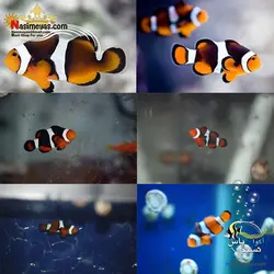 ماهی دلقک بلک فوتون آب شور