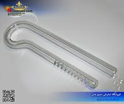 ورودی شیشه ای عصایی فیلتر سطلی ۸ میل داک