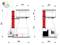 اسکیمر بابل کینگ Double Cone 180 رویال اکسکلوسیو