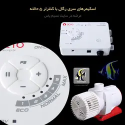 اسکیمر رگال DC با کنترلر مدل ۲۰۰s ریف اختاپوس