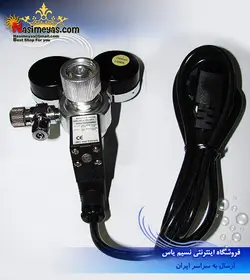 رگلاتور co2 با شیر برقی مدل SG-A202 ساگا