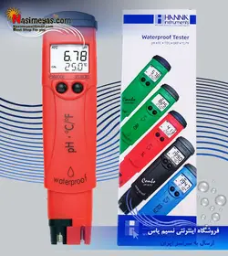تستر دیجیتال حرفه ای دما و pH کد ۹۸۱۲۷ هانا
