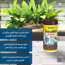 غذای گرانول تترا مین ماهیان آب شیرین تترا
