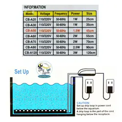 سنگ هوا ال ای دی دار با کنترلر CB-A50 کایبائو