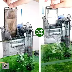 فیلتر هنگان اسکیمر سطح دار تصفیه آکواریوم الکتریکال