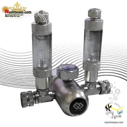 رگلاتور co2 مدل دو خروجی ST-02 بدون شیر برقی پرفشنال