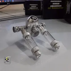رگلاتور co2 مدل دو خروجی ST-02 بدون شیر برقی پرفشنال