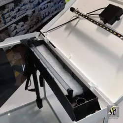 آکواریوم آماده شیشه خم با بک سامپ سری B دلسا