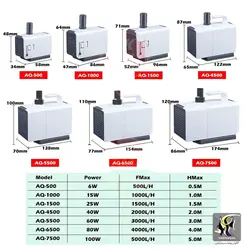 واتر پمپ آکواریوم و آبنما AQ-7500 سوبو