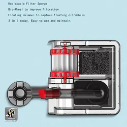 فیلتر هنگان اسکیمر سطح آب دار توربینی واتر بر