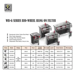 فیلتر هنگان اسکیمر سطح آب دار توربینی واتر بر