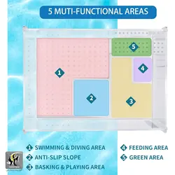 مینی تراریوم و ظرف لاک پشت و دوزیستان مدل TA سوبو