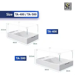 مینی تراریوم و ظرف لاک پشت و دوزیستان مدل TA سوبو