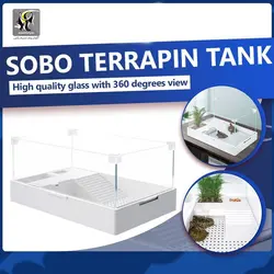 مینی تراریوم و ظرف لاک پشت و دوزیستان مدل TA سوبو