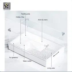 مینی تراریوم و ظرف لاک پشت و دوزیستان مدل TA سوبو