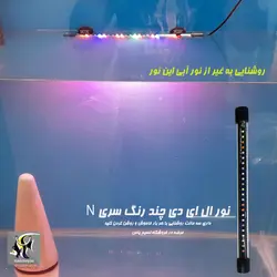 نور ال ای دی چند رنگ ضدآب آکواریوم و تراریوم T4 سری S سوبو