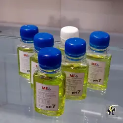 محلول بافر pH7 کالیبراسیون قلم و سنسور پ اچ ام اف آکوا