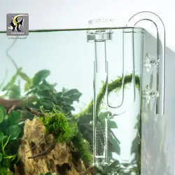 ست ورودی و خروجی شیشه ای فیلتر آکواریوم سری A با اسکیمر سطح آب