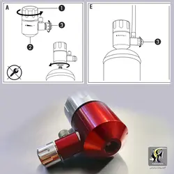 رگلاتور co2 رزوه کوچک 3040 ایهایم