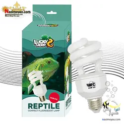 لامپ یو وی دار UVB 5 خزندگان و تراریوم 13 وات لاکی هرپ