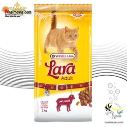 غذای گربه های بالغ با گوشت بره لارا لمب ورسله لاگا