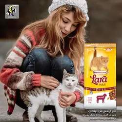 غذای گربه های بالغ با گوشت بره لارا لمب ورسله لاگا