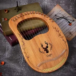 چنگ رومی 16 سیم سگا (نسکافه ای) مدل Cg01-ns