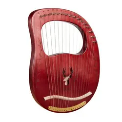 چنگ رومی 16 سیم سگا (فندقی) مدل Cg01-bn