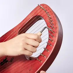 چنگ رومی 16 سیم سگا (فندقی) مدل Cg01-bn