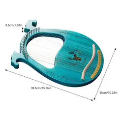 چنگ رومی 16 سیم سگا مدل LY16_HB