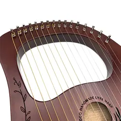 چنگ رومی 16 سیم کوکو (رنگ فندقی)