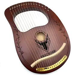 چنگ رومی 16 سیم کوکو (رنگ فندقی)