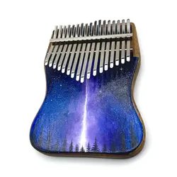 کالیمبا ۱۷ تیغه دست ساز شب مهتاب آبی