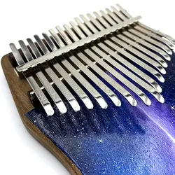 کالیمبا ۱۷ تیغه دست ساز شب مهتاب آبی