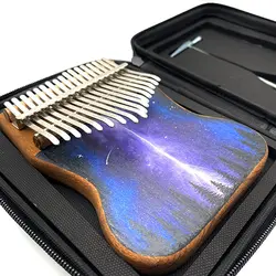 کالیمبا ۱۷ تیغه دست ساز شب مهتاب آبی