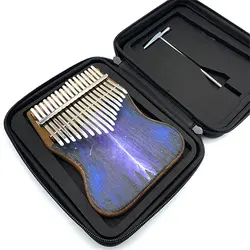 کالیمبا ۱۷ تیغه دست ساز شب مهتاب آبی