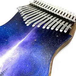 کالیمبا ۱۷ تیغه دست ساز شب مهتاب آبی