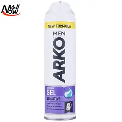 مشخصات، قیمت و خرید ژل اصلاح آرکو مدل Sensitive حجم 200 میلی لیتر ⚡️ناومال