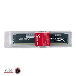 رم دسکتاپ DDR4 تک کاناله 2400 مگاهرتز CL15 کینگستون مدل HyperX Fury ظرفیت 16 گیگابایت - نایاکالا - NayaKala