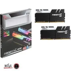 رم دسکتاپ DDR4 دو کاناله G-Skill Trident Z 32GB 3000Mhz CL16 RGB - نایاکالا - NayaKala