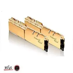 رم دسکتاپ DDR4 دو کاناله 3000 مگاهرتز CL16 جی اسکیل مدل Trident Z Royal GOLD ظرفیت 32 گیگابایت - نایاکالا - NayaKala