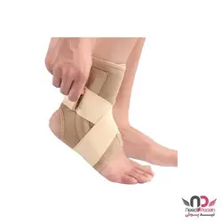 قوزک بند نئوپرنی آتل دار پاک سمن مدل Neoprene Ankle Support with Spring کد 088