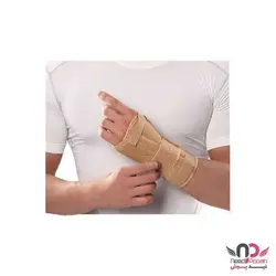 مچ بند آتل دار كوتاه با زاويه فانكشنال پاک سمن مدل Wrist Splint with Hard Bar کد 052