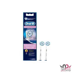 یدک مسواک برقی اورال بی مدل SENSI Ultra Thin بسته 2 عددی