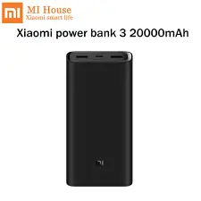 پاوربانک شیائومی مدل PLM07ZM با ظرفیت 20000 میلی امپر