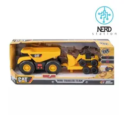 بیل مکانیکی و کامیون کمپرسی کوچک کترپیلار  - ماشین های راهسازی