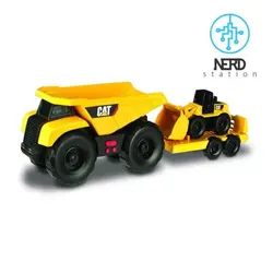 بیل مکانیکی و کامیون کمپرسی کوچک کترپیلار  - ماشین های راهسازی