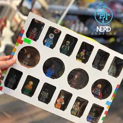 کیف جابجایی آدمک لگویی Minifigure display case